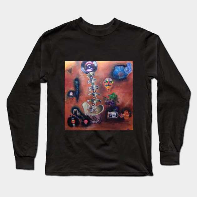 CHAKRAS VINYL Long Sleeve T-Shirt by fattssss